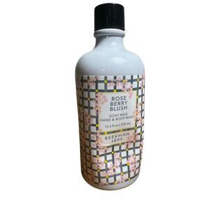 Beekman Rose Berry Blush Goal Milk Hand & Body Wash 12.5 fl oz | E8
